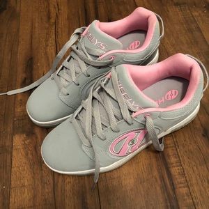 Heelys grey and pink!!!!!!